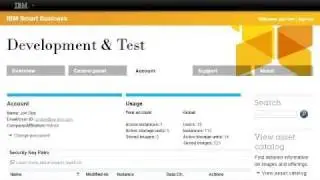 Demo #3 -- IP, Storage & Keys - IBM Dev and Test Cloud, v1.3