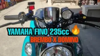 YAMAHA FINO BRAKE LEVER SET (BREMBOxDOMINO)