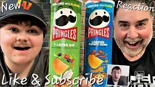 [Reaction] Pringles New Loaded Potato Skins and 7 - Layer Dip Flavor Reviews