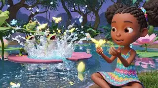 Seven Little Frogs Jump Jump Jump 🐸 | Kids Songs and Nursery Rhymes