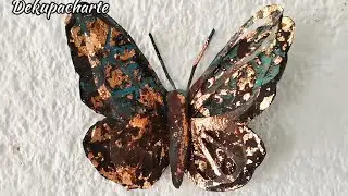 MARIPOSAS CON LATAS ESTILO ANTIGUO