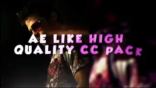 Ae like high quality cc xml file | Alight motion CC preset | link in description 👀