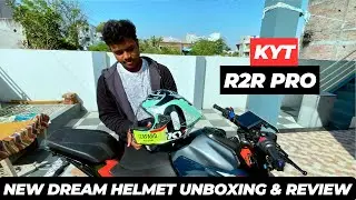 KYT R2R Pro helmet unboxing & review upgrade for duke 390