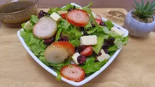 🥬😋 Лучший салат из салата-латука и клубники. Вам понравится! 🍓🥗