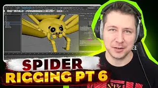 How to Rig in Maya Autodesk | Spider Rigging Part 6: Controls Cleanup🕷️ (Step by Step)