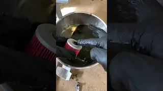 Oil change on my dirt bike #klx140rf