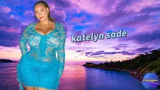 Katelyn Sade☑️, Glam Plus Size Model, One of The Richest Insta Stars, Influencer