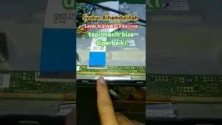 SAMSUNG UA32T4500AK LAYAR BLANK HITAM BL NYALA