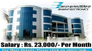Bharat Electronics Limited (BEL) Recruitment 2018 | Apply Now !!