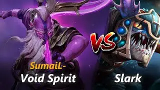 How to Void Spirit mid vs Slark (feat. SumaiL-) | First 10 minutes
