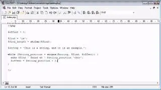 Beginner PHP Tutorial   49   String Functions String Position Part 2 ‏