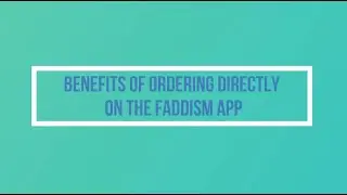 Benefits of ordering directly on the Faddism app #Faddism_Fashion #Faddism
