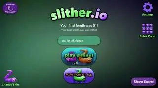 Slither.io  #slither.io #slither #snake #badatthegame