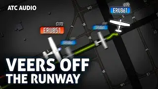 Student Pilot Veers of the runway after Controller's RUSHING. Real ATC Audio