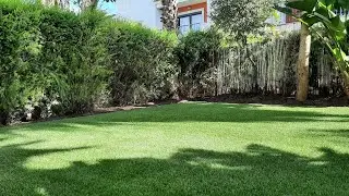 JARDIM COM RELVA ARTIFICIAL EM PEQUENO ESPA&Ccedil;O | GARDEN WITH ARTIFICIAL GRASS IN SMALL SPACE