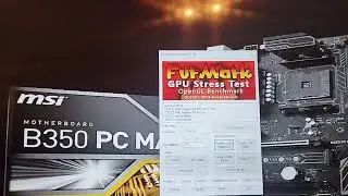 msi b350  pc mate с видеокартой и nvme накопителем