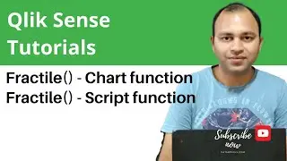 Qlik Sense Tutorial | Qlik Sense Script and Chart Function - Fractile() Chart and Script Function