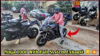 Ninja 1000 With Black Widow Slip On & Akrapovic Headers 💥 - DRACKY 's Twin | Enowaytion Plus