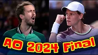 Daniil Medvedev vs Jannik Sinner .. Highlights .. Final .. AO 2024