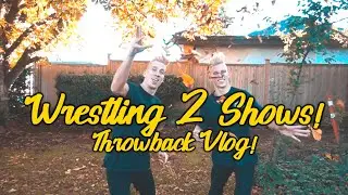 SHOW DAY - VOROS TWINS THROWBACK WRESTLING VLOG