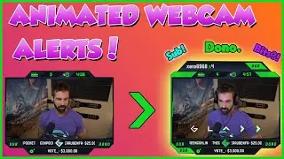 Make ANIMATED WEBCAM ALERTS on OBS! (Custom CSS and HTML Tutorial)