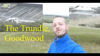 The Trundle, Goodwood with helicopters flying over to and from the Goodwood Airfield