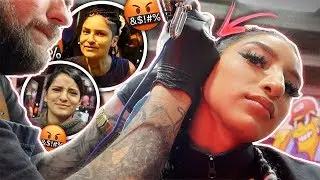 I GOT MY BOYFRIENDS NAME TATTOOED ON MY FACE *MY MOM FREAKED*