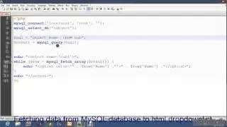 Fetching data from MYSQL database to HTML dropdown list