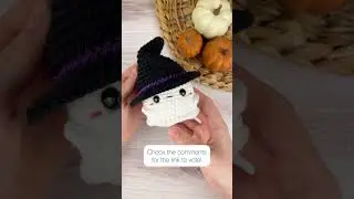 Vote for Scout the Baby Ghost! #crochet #shorts #amigurumi #yarn