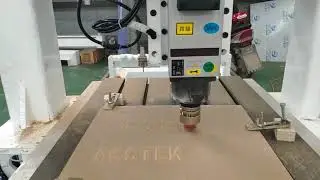 Acctek ATC cnc router 6090 testing video