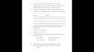 9th class fa2 English question paper really😱😱😱