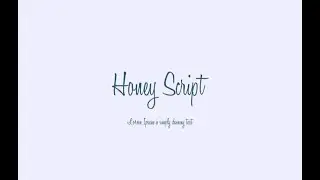 How to Download and Install Honey Script Font Free Download in Adobe Photoshop #youtube