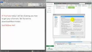 2012 How to Make BitTorrent / uTorrent Download Faster.