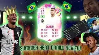 92 SUMMER HEAT DANILO PLAYER REVIEW! HOW GOOD IS HE? FIFA 20 Ultimate Team