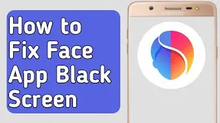 How to Fix Face App Black Screen Problem