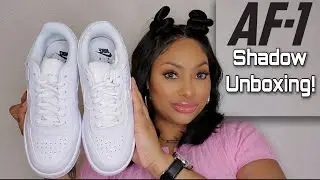 Nike Air Force 1 Shadow Triple White Unboxing + On Feet & Comparison To Orignal AF1's! |2021