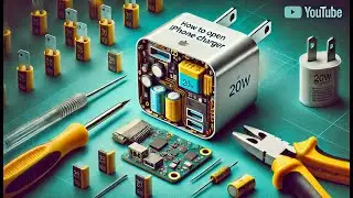 How to open and repair apple Iphone charger 20w USB-C