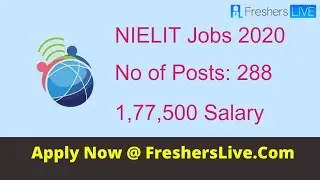 Jobs in National Institute of Electronics and Information Technology NIELIT Recruitment 2020