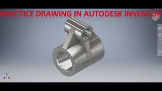 Practice drawing tutorial in Autodesk Inventor || Inventor drawing Tutorials || Inventor Tutorials