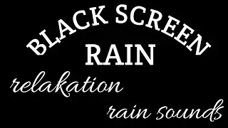 Rain sounds for sleeping, Black screen #rainsoundsforsleep  #blackscreenrain 