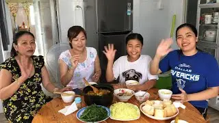 HOTBOY TRÀ SỮA LÀM CAMERAMAN CHO BÀ 5 MẬP NGỒI ĂN CÀ RI VỊT SIÊU NGON