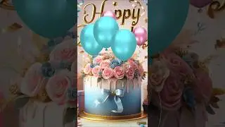 @greetingsandwishes | 1 January Happy Birthday Song| 🥳  happy birthday wishes short video #shorts
