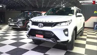 Beat the heat with UltrashieldX Window Tint installation | White Toyota Fortuner LEGENDER
