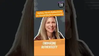 Embracing Authenticity: Ashley Herd's Reflections on Social Media Comments  - #087 #shorts