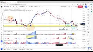 AUDNZD - Effort vs Result Wyckoff Concept explained - Long