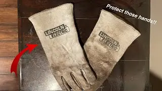 Lincoln Electric Leather Welding Gloves - Product Review #woodstove #gloves #welding