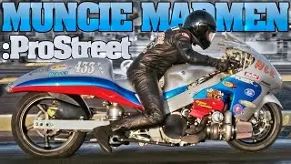 NHDRO 1: Muncie Madmen Pro Street motorcycle drag racing full event 2012