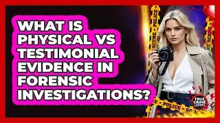 What Is Physical Vs Testimonial Evidence In Forensic Investigations? - True Crime Lovers