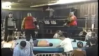 Wrestling Death Bumps Thrown Into Walls! Jersey All Pro Wrestling Action