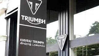 TRIUMPH SHOWROOM CINEMATIC VIDEO !! CHENNAI 2021